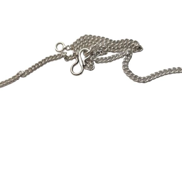 Bloodstone Sterling Silver Necklace - Elegant 22-Inch Necklace - Picture 4 of 7